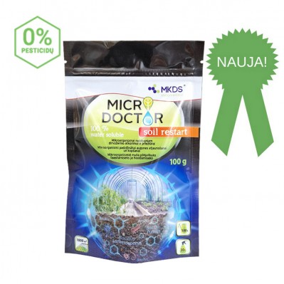 Microdoctor soil restart mikroorganizmai DIRVOŽEMIO ATKŪRIMUI IR PRIEŽIŪRAI, 100 g